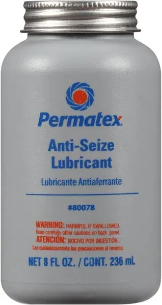 Permatex 80078 Anti-Seize Compound,Silve<wbr/>r,8-Oz. Bottle