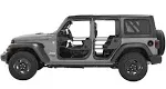 Bestop Jeep Wrangler HighRock 4x4 Element Front Doors - 51740-01