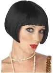 Flirty Flapper Wig Black