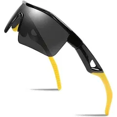 Kids Teens Baseball Polarized Sunglasses - TR90 Frame Sports Boys Girls Cycling