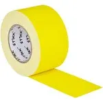 3 inch x 60 Yard 72mm x 55 M 11 Mil Stikk Yellow Gaffers Tape No Residue Cloth Matte