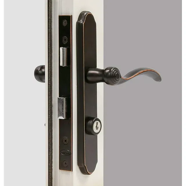 Certified Storm Door Revere Mortise Handle Set (Aged Bronze)