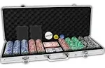 DA VINCI Professional Casino Del Sol Poker Chips Set with Case (Set of 500), 11.