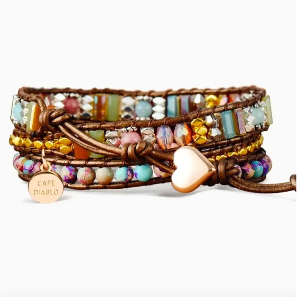 Cape Diablo Imperial Heart Protection Wrap Bracelet