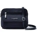 Baggallini Modern Everywhere Mini Crossbody Women-7x0.8x5.5 Cross Body Small Purse Travel Bag-Quick-Access Pocket