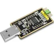 USB to TTL Adapter, USB to Serial Converter for Development Projects - Featuring Genuine FTDI USB UART IC ‘FT232RL’