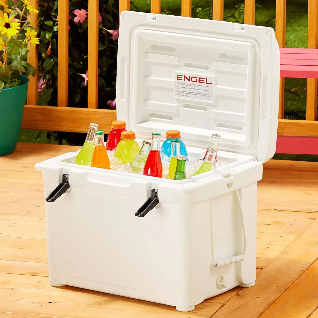 Engel Coolers ENG50 Cooler | 60 Can High Performance Durable Seamless Rotationally Molded Ice Box for Camping, Hunting, and Fishing