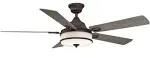 52" Fanimation Stafford Matte Greige LED Ceiling Fan