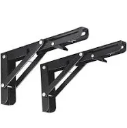 Folding Shelf Brackets 14”, Max.Load 400 lbs, Heavy Duty Brackets Stainless S...