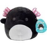 Squishmallows Original 8-Inch Jaelyn The Black Axolotl - Official JAZW