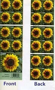 Scott Sunflower Booklet of Twenty 42 Cent Stamps