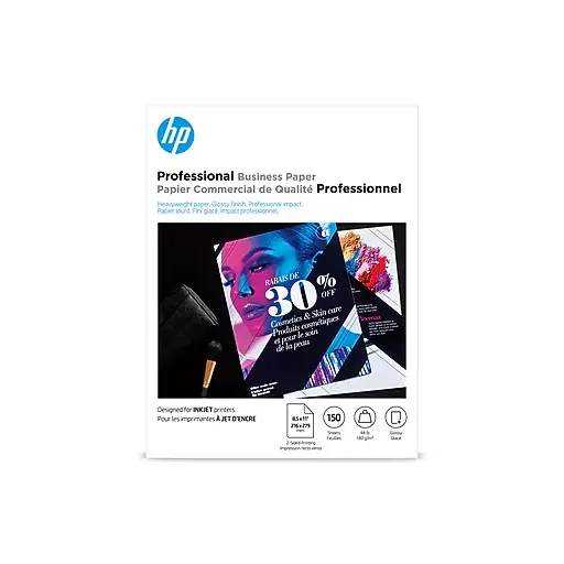 HP Professional Glossy Business Paper, 11" x 17", 150 Sheet/Pack (CG932A)