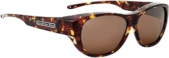 Jonathan Paul Fitovers Eyewear Extra Large Allure in Tortoise & Amber AU002A