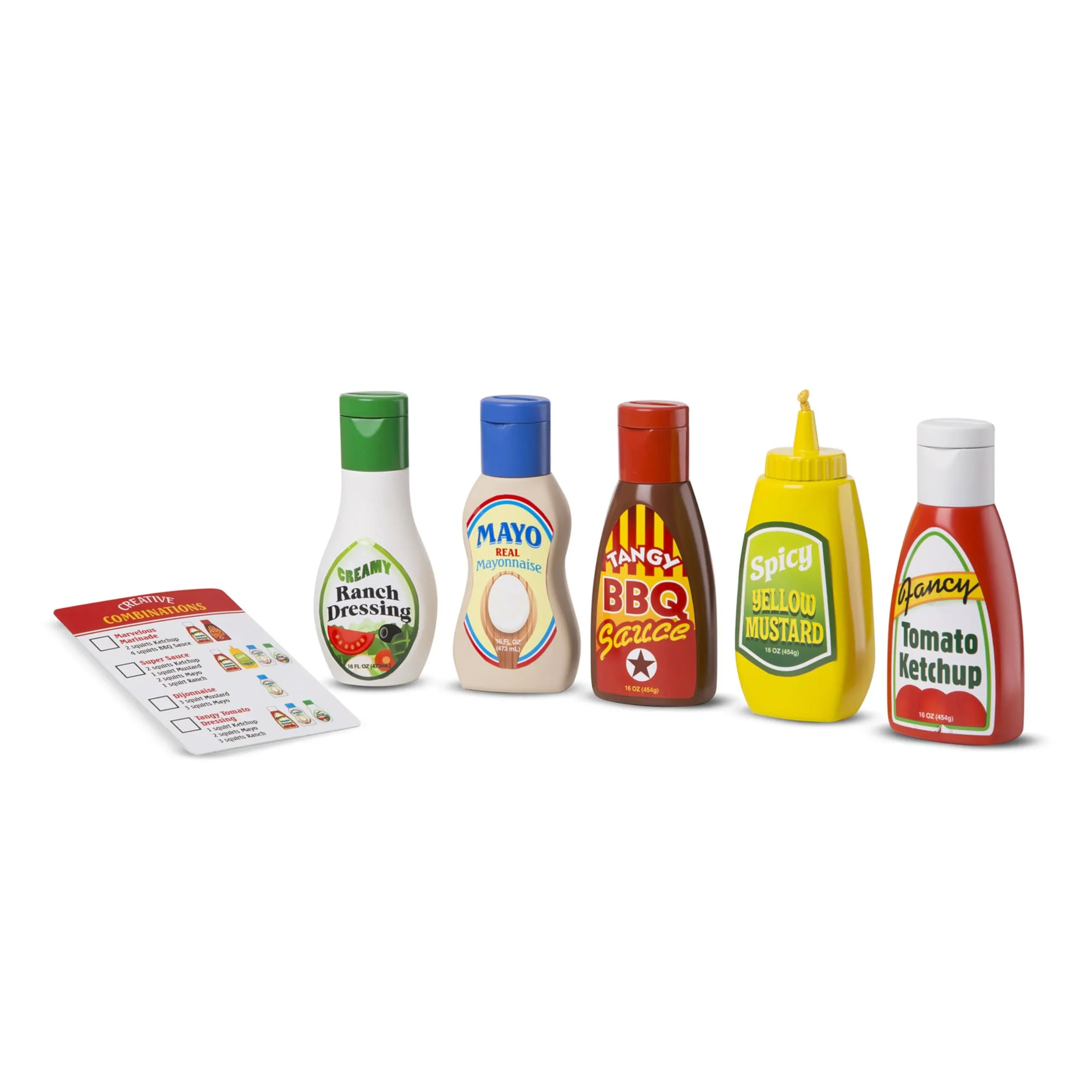 Melissa & Doug Favorite Condiment Play Food Set