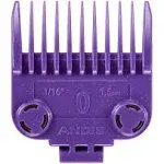 Andis Professional Master Dual Magnet OG Size 0 Snap on Comb Set, 561385, Purple