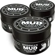 Bossman Mudstache Unscented Mustache Wax