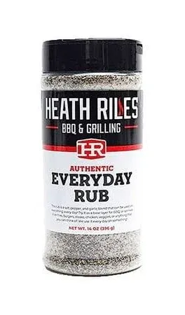 Heath Riles BBQ Rub - Everday All-Purpose BBQ Seasoning Rub, Champion Pitmaster Recipe, Legendary BBQ Rubs For Smoking & Grilling, 70+ BBQ Championships, 14 oz.