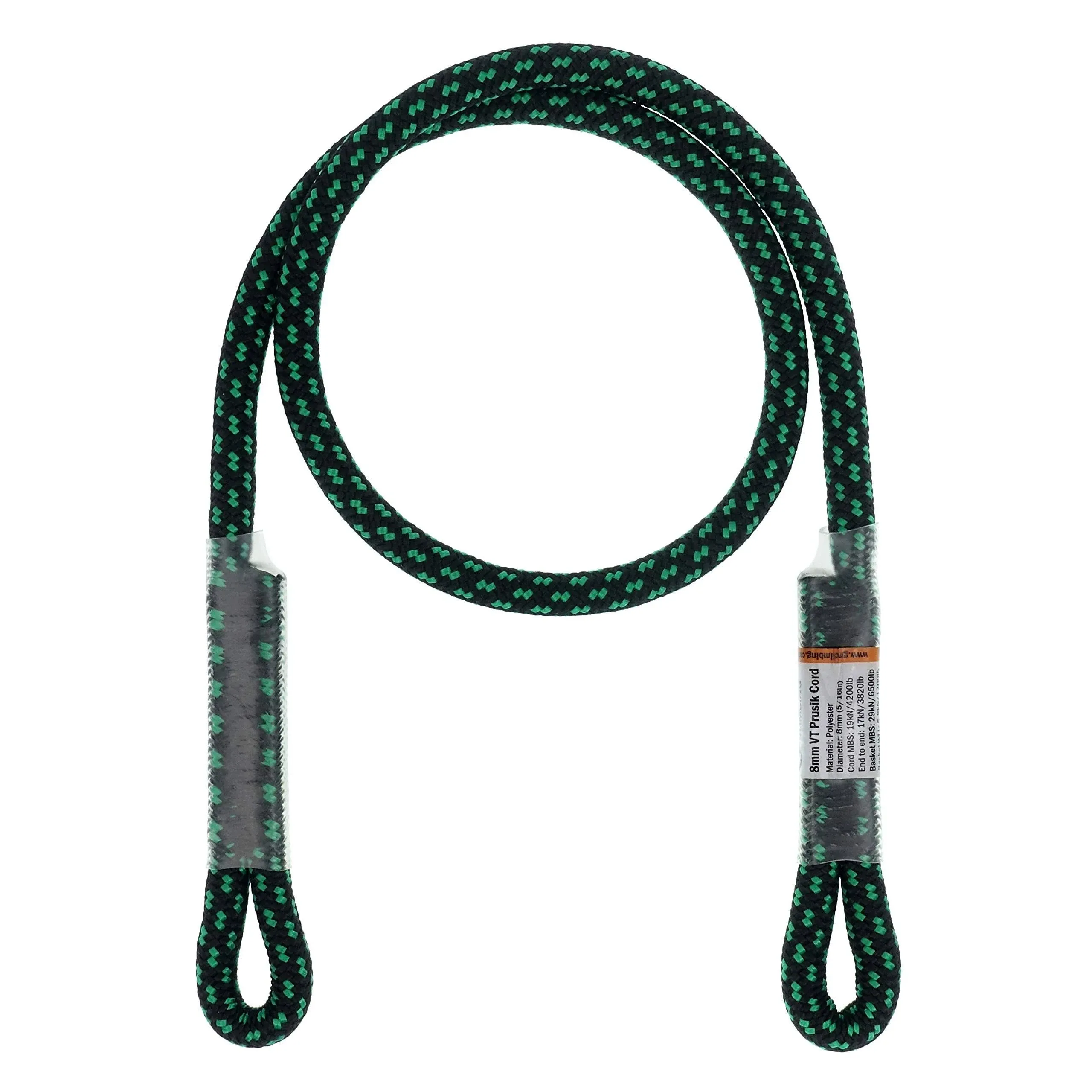 GM Climbing 8mm (5/16") Prusik Swen Eye-to-Eye Pre-Sewn 30"