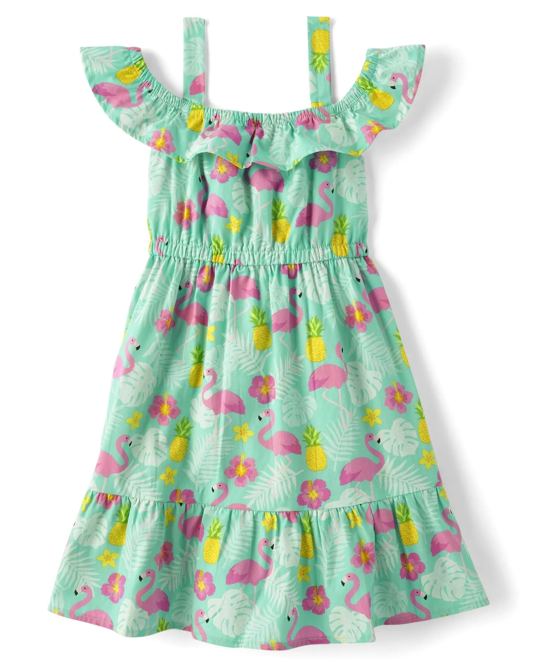 Gymboree Girls' Tropical Ruffle Dress