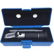 Brix Refractometer with ATC, Dual Scale - Specific Gravity & Brix, Hydrometer in Wine Making and Beer Brewing, Homebrew Kit