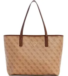 GUESS Power Play Tech Tote, Latte Logo