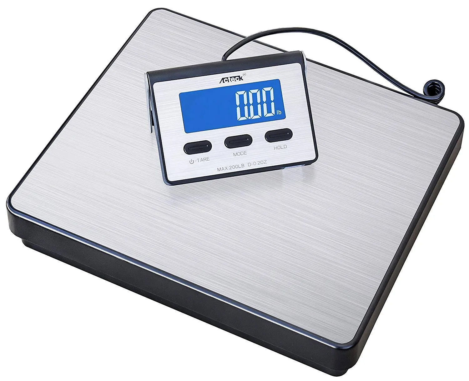 Acteck A-BC200 200LB x 0.2 OZ Digital Heavy Duty Shipping Postal Scale, Stain...