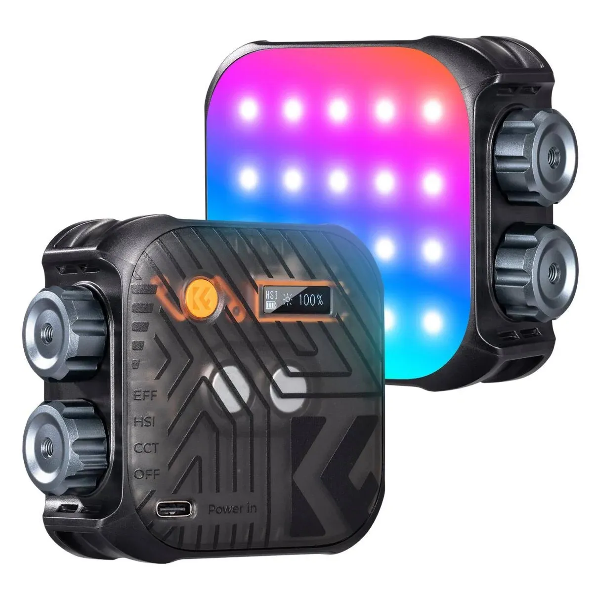 K&F CONCEPT Pocket RGB Video Light Magnetic LED Fill Light