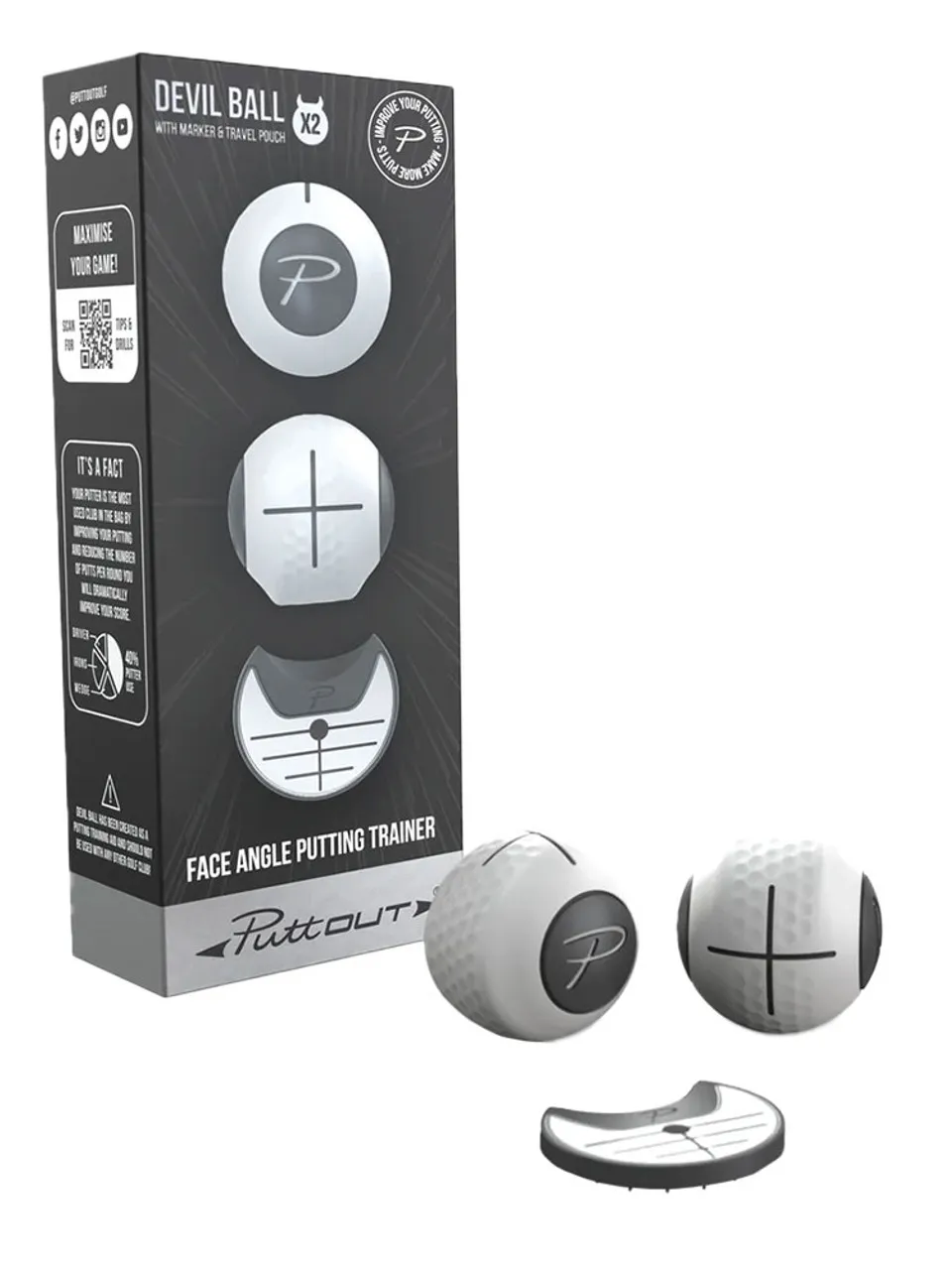 Puttout Devil Ball Putting Trainer