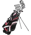 Precise S7 Tall Men\'s Right Handed Golf Club Set Red