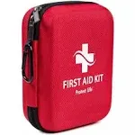 NEW 200 Piece Safety First Aid Kit Red Case Fully Packed w/ Emergency Supplies