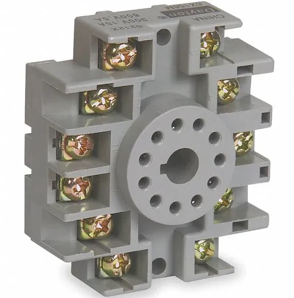 Dayton 6X156N Relay Socket 11-Pin#218M8FM<wbr/>L