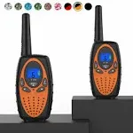 Two Way Radios for Adults Topsung M880 FRS Walkie Talkie Long Range with Vox Belt Clip/Hands Free Walki Talki with Noise Cancelling for Women Kids