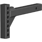 2-Inch Receiver Weight Distribution Hitch Shank; 2-Inch Drop (Universal; Some Adaptation May Be Required)