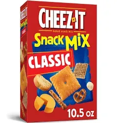 Cheez-It Snack Mix, Lunch Snacks, Cheese Snacks, Classic, 10.5oz Box (1 Box)