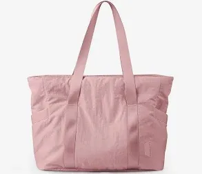 NWT Bagsmart Yoga Gym Bag Tote Baby Pink Water Resistant Storage All in one