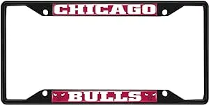 Nba - Chicago Bulls License Plate Frame - Black