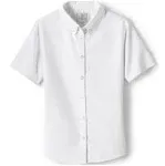 Lands' End School Uniform Girls Short Sleeve Oxford Dress Shirt - 4 - White