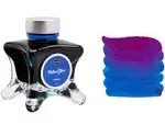 Diamine Inkvent Blue Edition Sheen Bottled Ink in Polar Glow - 50 mL