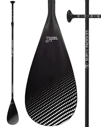 SUP Paddle - Carbon Fiber & Fiberglass Paddles - 3 Piece Adjustable Paddle Board Paddles w/Carbon Fiber or Fiberglass Performance Blades - Carbon, Fiberglass, or Aluminum Shaft Stand-Up Paddles