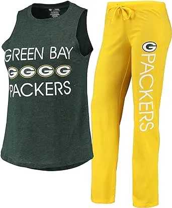 Concepts Sport Women's NFL NFL Officially Licensed Bedwear - Shirt & Pants Sleep Set - All 32 Teams