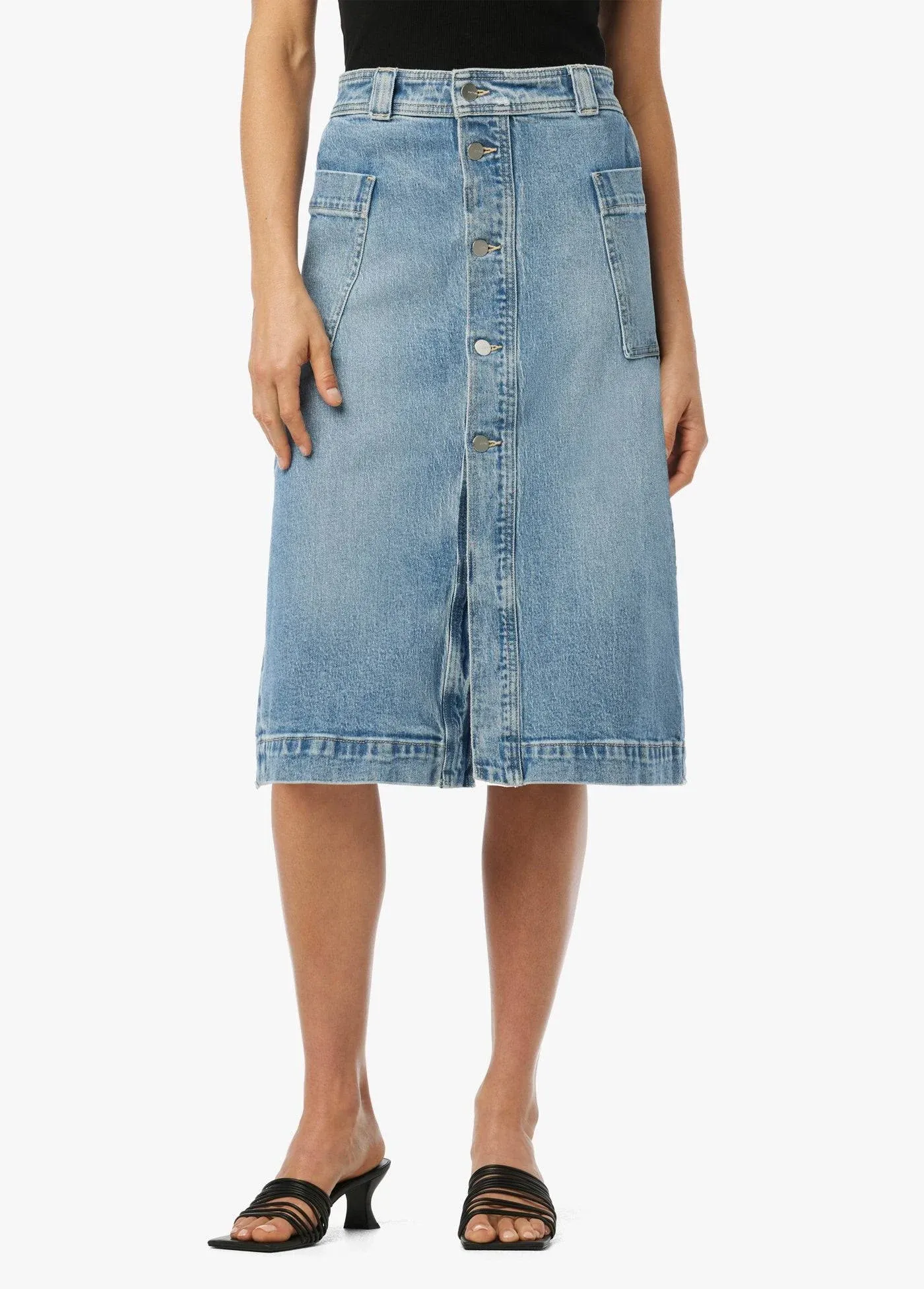 Joe's Jeans Women's The Phoebe Patch Pocket Denim Skirt