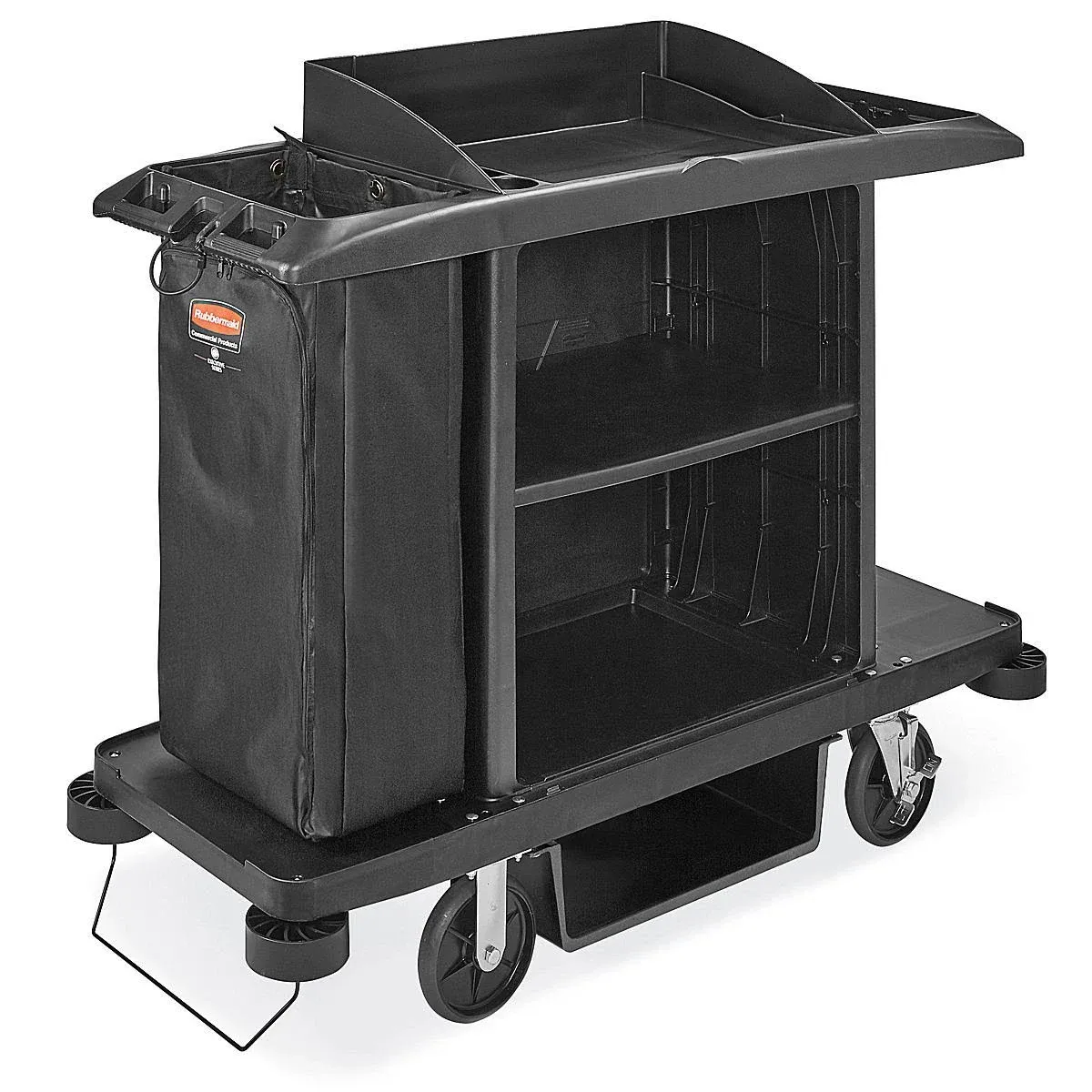 Executive Full-Size Housekeeping Cart - FG618900BLA