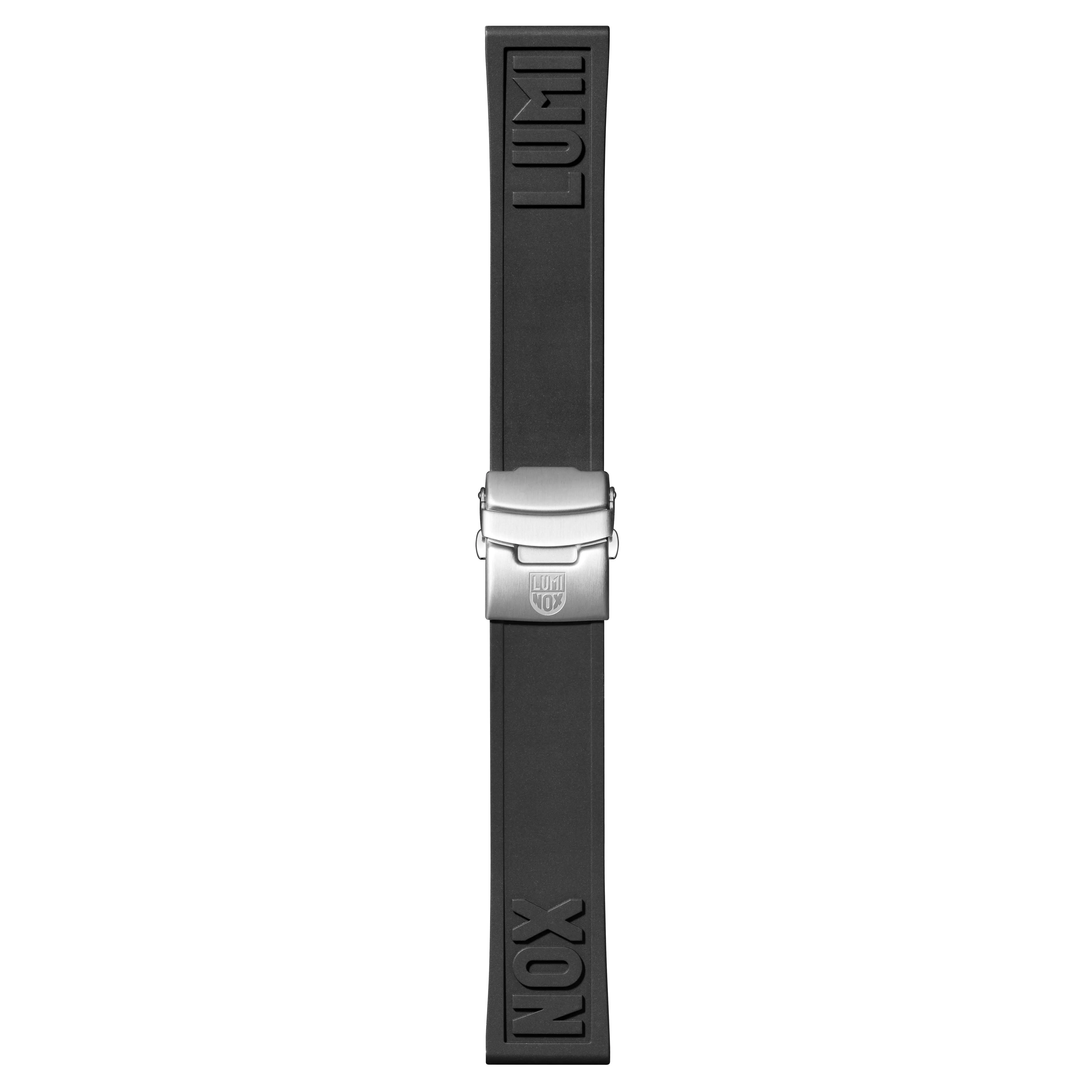 Luminox Men's Black Rubber Cut-To-Fit Watch Strap