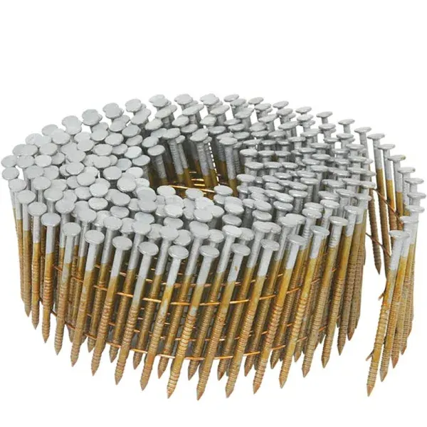 Metabo HPT Coil Siding Nails | 1-1/2-Inch x 0.092-Inch | Collated Wire | Full Round-Head | Ring Shank | Hot-Dipped Galvanized | 3600 Count | 13362HPT