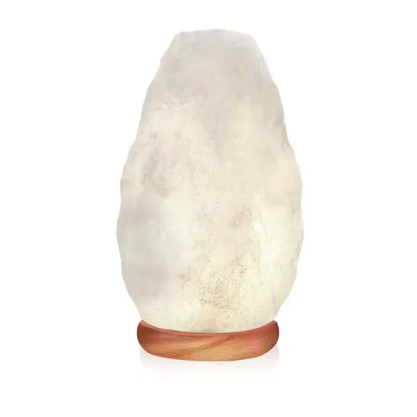 Himalayan Glow Natural White Naked Salt Lamp ( 3-5 lbs )