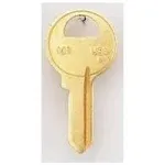 Kaba Ilco M1-BR Key Blank, Brass, Type 1092, 4 Pin, Pk50