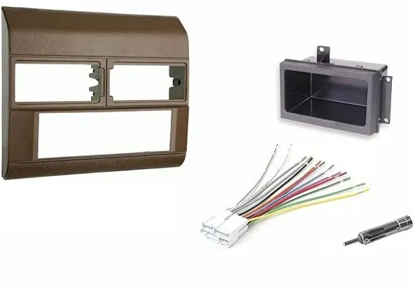 Custom Install Parts Beige Radio Stereo Dash Kit w/Wire... 