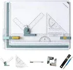 Frylr inch A3 Drawing Board Drafting Table Multifunctional Drawing Board Table with Clear Rule Parallel Motion and Angle Adjustable Measuring System