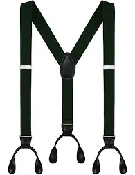 Moulen Men's Y-Back Adjustable Suspenders