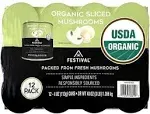 Festival Organic Sliced Mushrooms 4oz Pack of 12